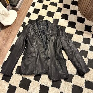Women's Black Leather Jacket